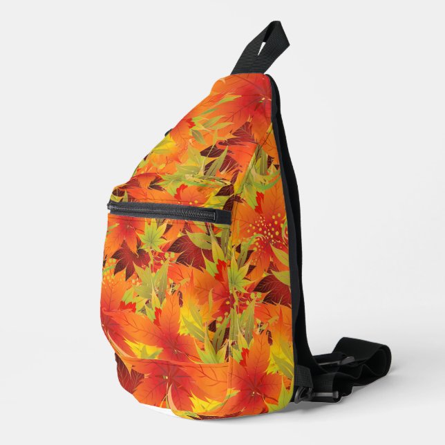 Sac À Bandoulière Feuilles d'automne (Coin droit)