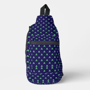 Sac À Bandoulière Feuilles de trèfle motif de la Saint-Patrick-53223