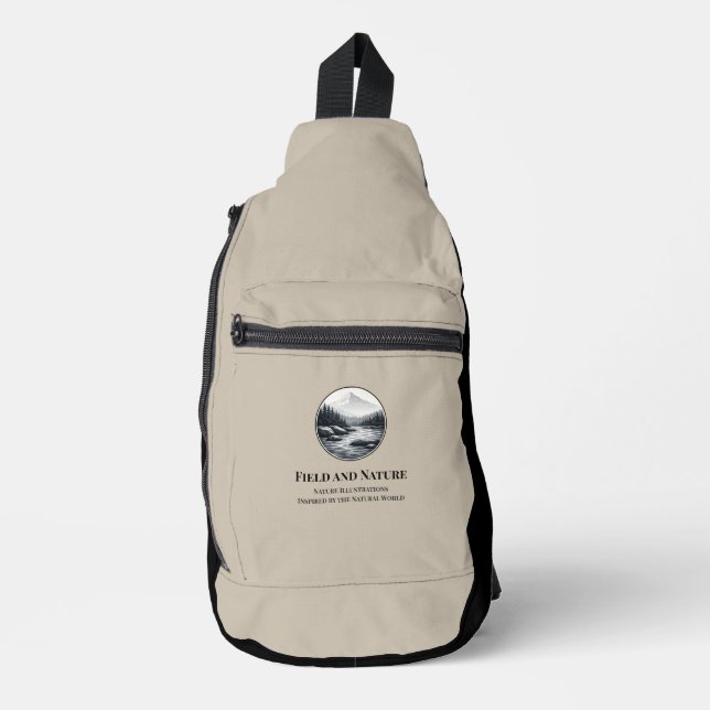 Sac à bandoulière Field & Nature Light Tan (Recto)