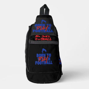 Sac À Bandoulière Fille née pour jouer au football