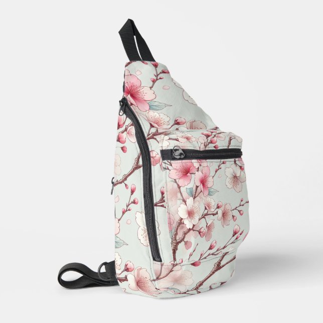 Sac À Bandoulière Fleur de Cerisier (Coin gauche)