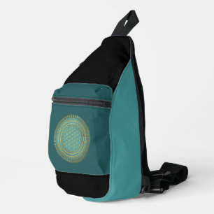 Sac À Bandoulière Fleur De Vie - Indigène Mandala 1