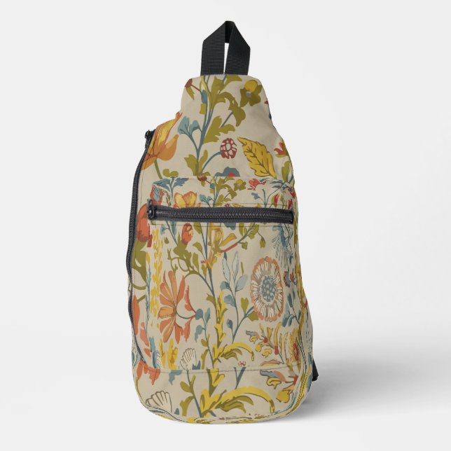 Sac À Bandoulière Fleurs (Recto)