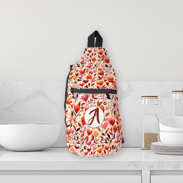 Sac À Bandoulière Fleurs au coeur (Créateur téléchargé)