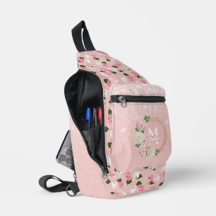 Sac À Bandoulière Fleurs de jardin vintage