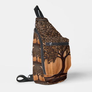 Sac À Bandoulière Flore australienne : Impression sur bois de l'arbr