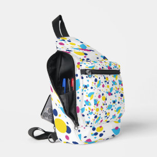 Sac À Bandoulière Formes abstraites colorées.