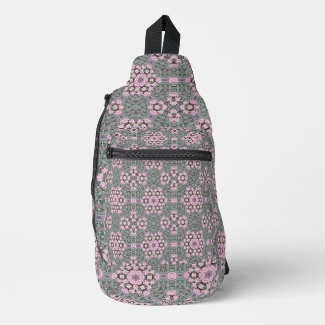 Sac À Bandoulière Formes rondes roses symétriques (Recto)
