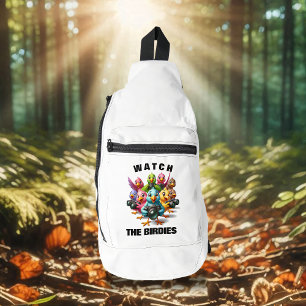 Sac À Bandoulière Funny Watch the Birdies