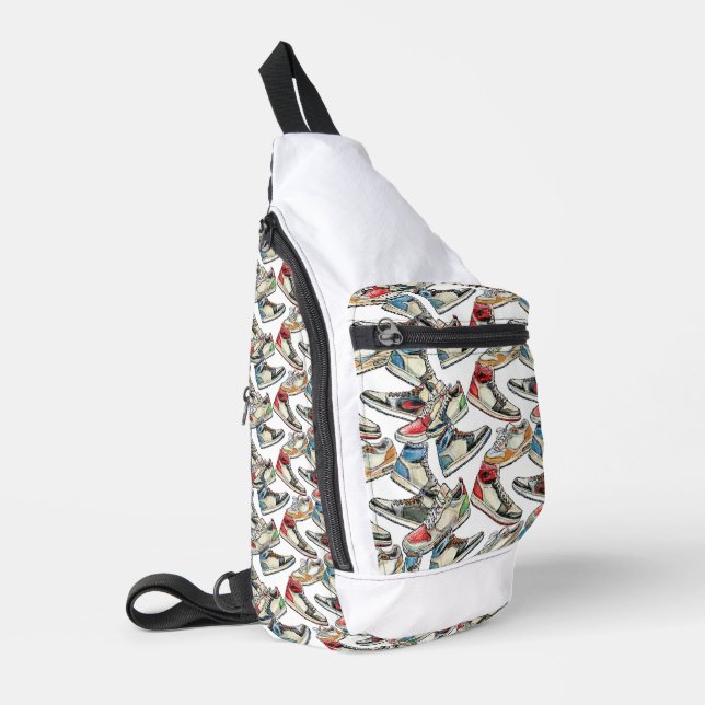 Sac À Bandoulière Get my Kicks - Sneaker Sling Bag Crossbody (Coin gauche)