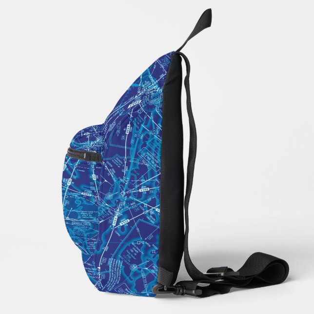 Sac À Bandoulière Graphique aéronautique (Droite)