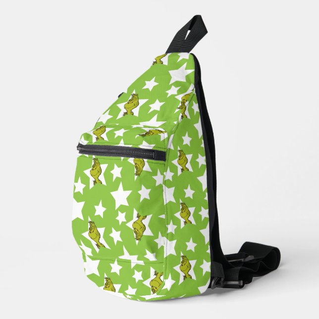 Sac À Bandoulière Grinch Peeking Star Pattern (Coin droit)