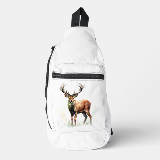 Sac À Bandoulière Gros Cerf Raté (Recto)