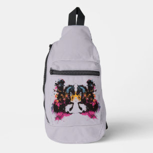 Sac À Bandoulière Guerrier équitation cheval en aquarelle