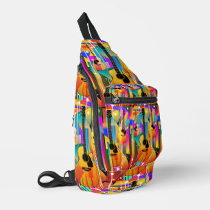 Sac À Bandoulière Guitare Géométrique Contemporaine Moderne