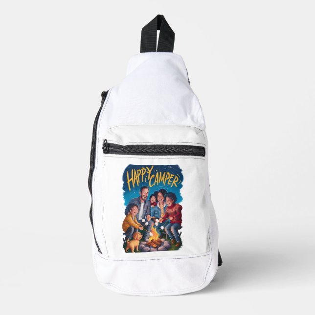 Sac À Bandoulière Happy Camper Toddler T-shirt (3) (Recto)