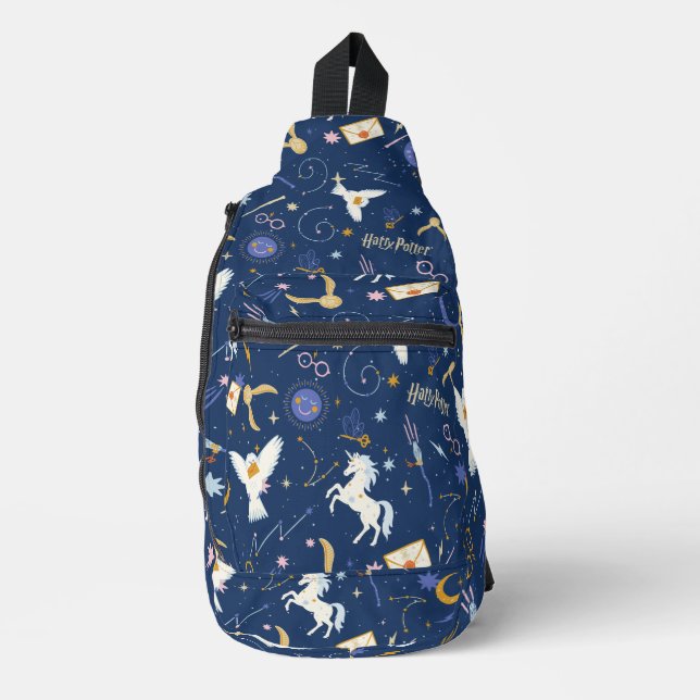 Sac À Bandoulière HARRY POTTER™ Motif Iconique du Solstice d'Été (Recto)