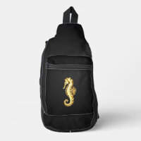 Hippocampe Polygonal Or