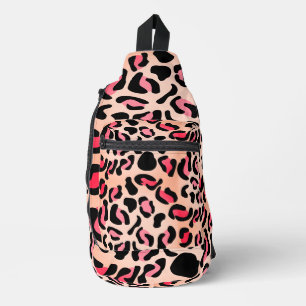 Sac À Bandoulière Imprimé animalier motif léopard moderne