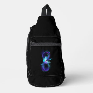 Sac À Bandoulière Infinité brillante avec papillon magique