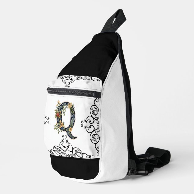 SAC À BANDOULIÈRE INITIAL..Q (Coin droit)