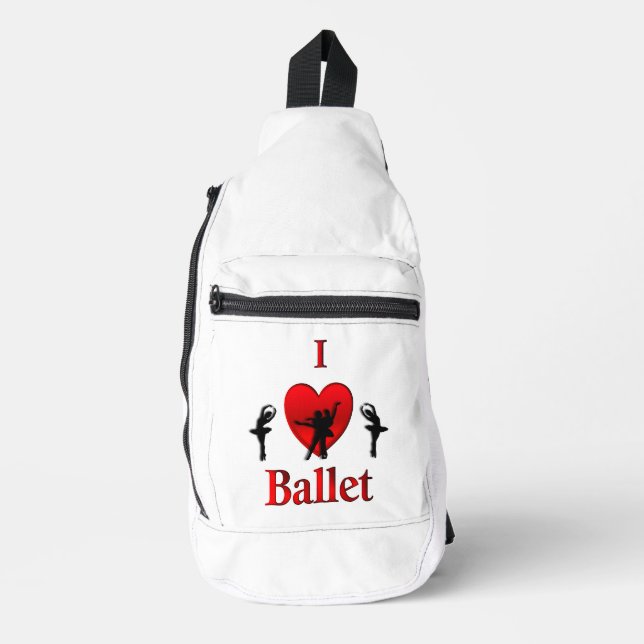 Sac À Bandoulière J'adore le ballet (Recto)