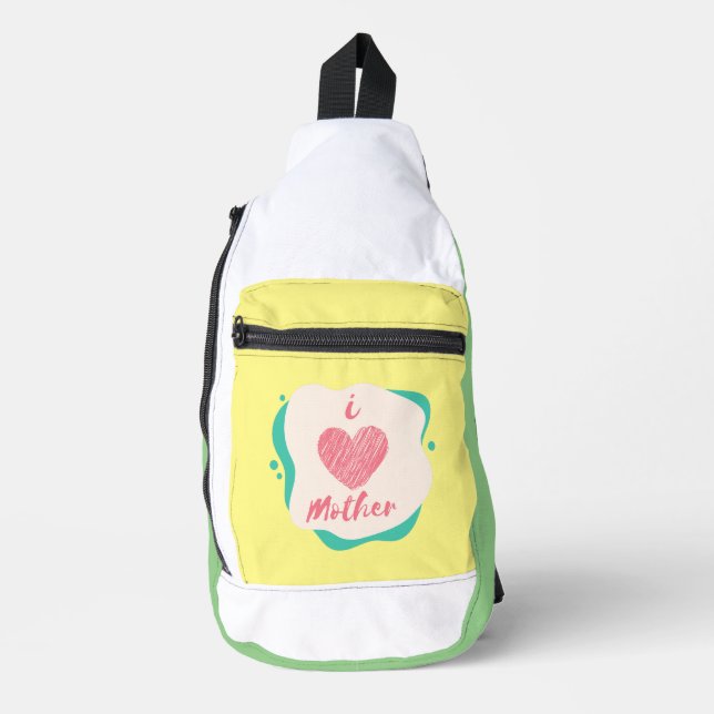 Sac À Bandoulière j'aime ma mère (Recto)