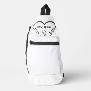 Sac À Bandoulière J'aime mon chéri(e) • Tu = ♥