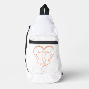Sac À Bandoulière J'aime mon fiancé • Vous = ♥ 🫳🏻💍