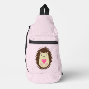 Sac À Bandoulière Joli bébé hérisson fille rose