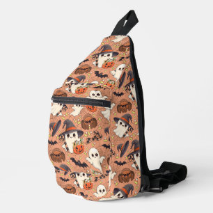 Sac À Bandoulière Joli fantôme d'Halloween de style Kawaii