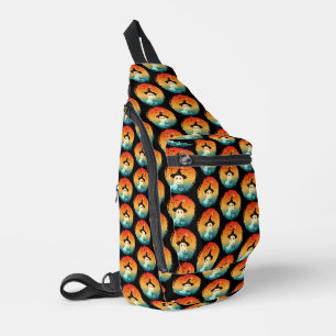 Sac À Bandoulière joli fantôme halloween citrouille automne saison a