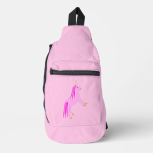 Sac À Bandoulière Jolie fille rose bébé licorne