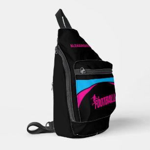 Sac À Bandoulière Joueuse de football femmes, cadeau d'anniversaire