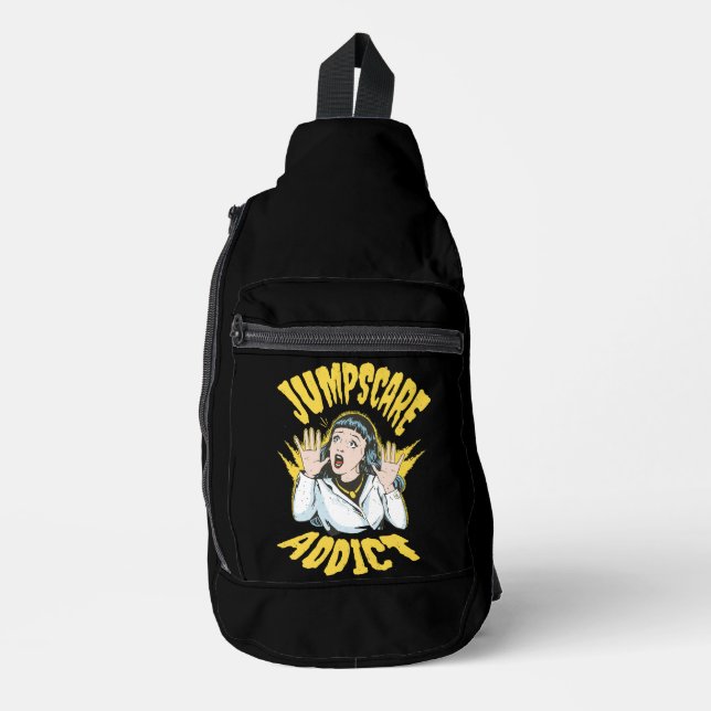 Sac À Bandoulière  Jumpscare Addict  (Recto)