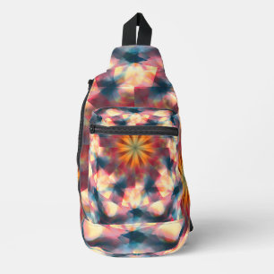Sac À Bandoulière Kaleidoscopique Prismatique Mandala