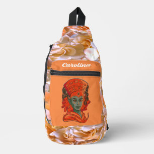 Sac À Bandoulière Kumari, visage de femme