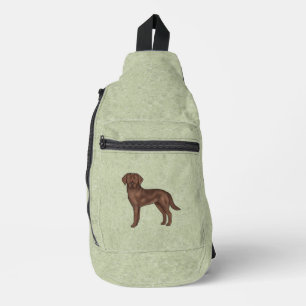 Sac À Bandoulière Labrador Retriever Chocolat Mignon Labrador de Des