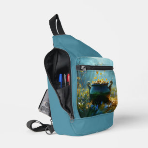 Sac À Bandoulière Le grand pot orné de la Saint-Patrick de SlipperyJ