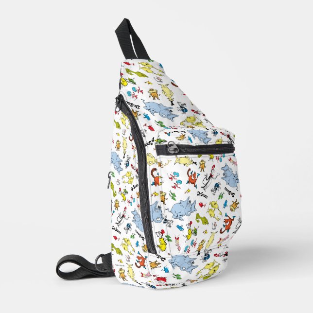 Sac À Bandoulière Le monde du modèle de Dr Seuss (Coin gauche)