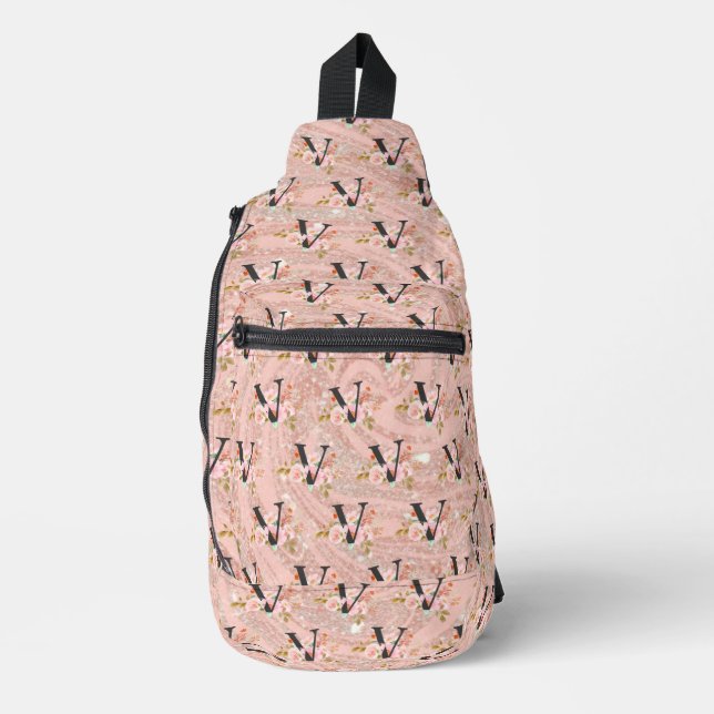 Sac À Bandoulière Lettre V (Recto)