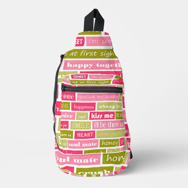 Sac À Bandoulière Lettres d'amour (Recto)