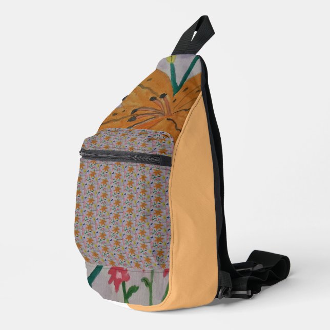 Sac À Bandoulière Lily orange (Coin droit)
