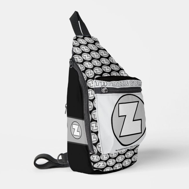 Sac À Bandoulière Logo de la marque Zazzle   (Coin gauche)