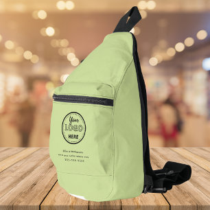 Sac À Bandoulière Logo minimaliste de marque professionnelle Lime ve
