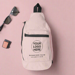 Sac À Bandoulière Logo promotionnel Clean Blush Pink