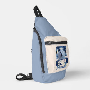 Sac À Bandoulière Loup Arctique Esprit de liberté Création faunique