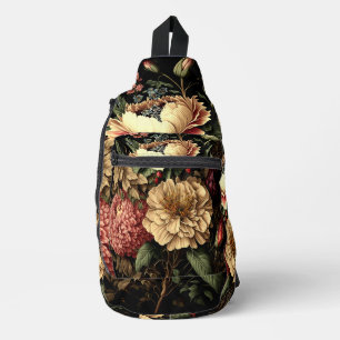 Sac À Bandoulière Magnifique arrangement floral vintage 