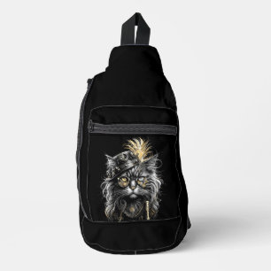 Sac À Bandoulière Magnifique chat steampunk
