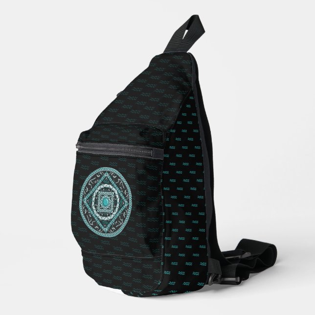 Sac À Bandoulière Mandala du Verseau (Coin droit)